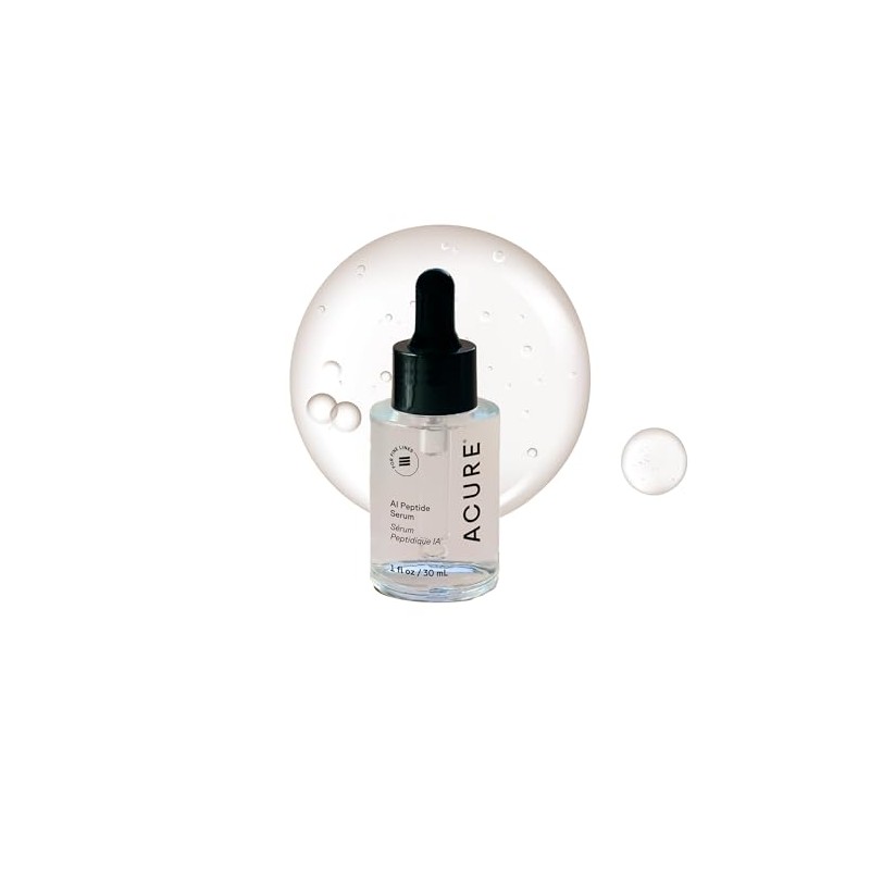 Acure AI Peptide Serum Facial Antiedad con Niacinamida, Srum Hidratante