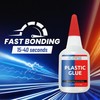 Adhesive Guru Plastic Glue (4X 0.7 oz) Ultra Strong Super