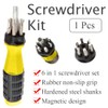 OZSTOCK Ratchet Screwdriver Set 1pcs/2pcs, Scalable Bit Screwdriver Set，Mini Screwdriver