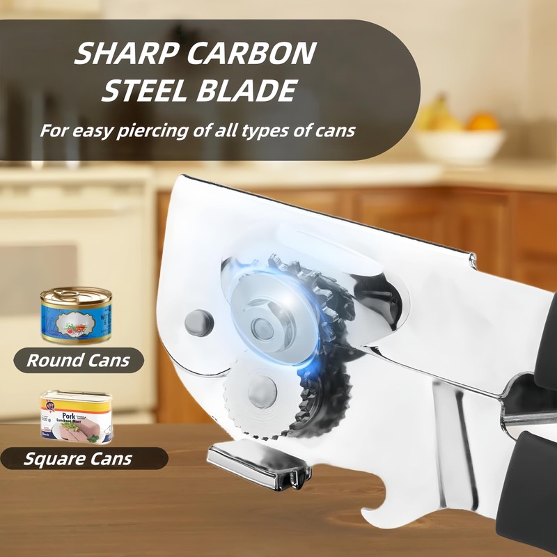 Commercial Can Opener, Hand Crank Can Opener Manual Heavy Duty