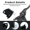 1 Pair Motorcycle Brake Light Switch, Left & Right Front