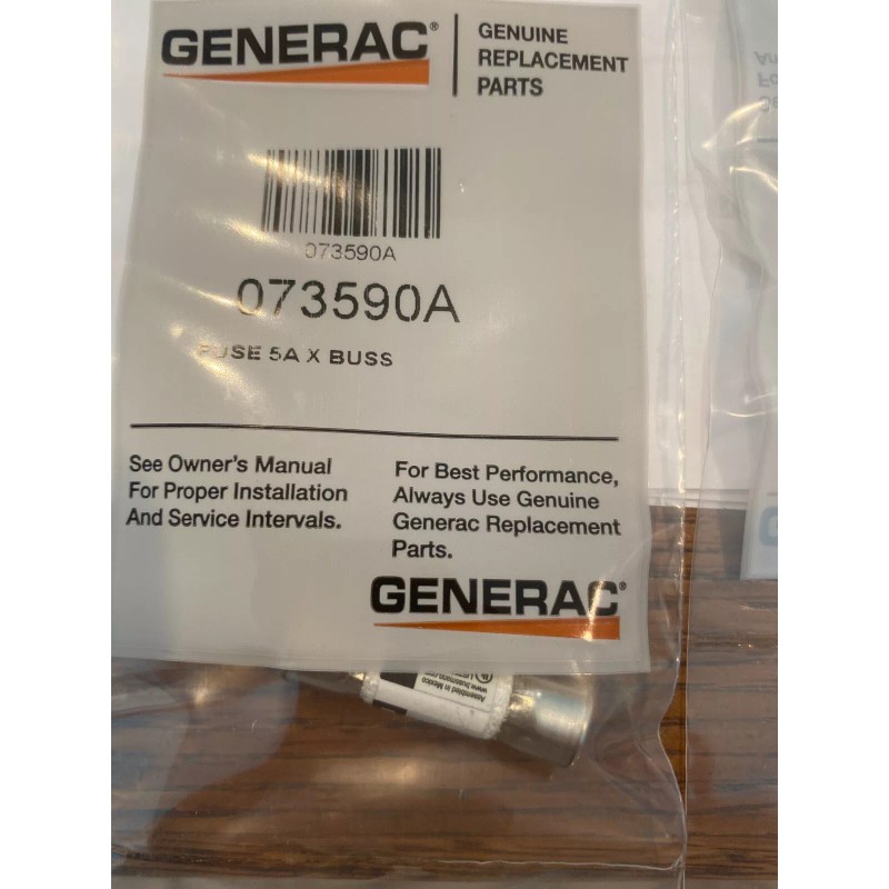 GENERAC 073590A FUSE 5A X BUSS