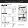 MODE Outdoor Collection 1 1/8" Diameter Curtain Rod Set with
