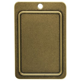 Amerock BPR7629AE Variable Overlay Self-Closing, Face Mount Antique Brass Hinge - 2 Pack