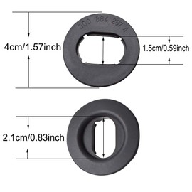 AUTOXBERT 8 Pcs Car Floor Mat Clips Fixing Oval Clamps Floor Holders for VW SKODA SEAT Carpet