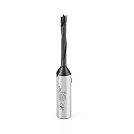 Amana Tool 204004 - Broca perforadora con punta de carburo (diámetro de 4 mm, largo de 70 mm, vástago de 10 mm)