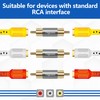 Togconn RCA Adapter 2 Pack,RCA Male to Male Pure Copper