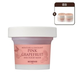 Skin Food [스킨푸드] 핑크자몽 아하 푸드마스크 +증정 살구푸드마스크 15ml*2 [Skinfood] Pink Grapefruit AHA Food Mask + Gift Apricot Food Mask 15ml*2