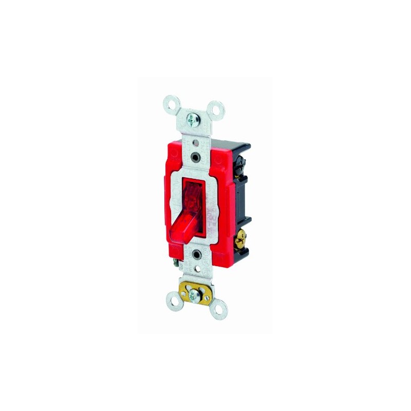 Leviton 20 Amp, 120 Volt, Toggle Pilot Light, Neutral Double-Pole