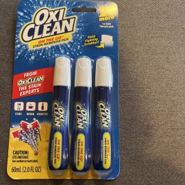 CR Brands OxiClean On The Go Stain Remover Scrubber Pen for Clothes and Fabric HTF