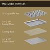Calphalon 10-Piece Nonstick Bakeware Set Includes Baking Sheet Cookie Sheet