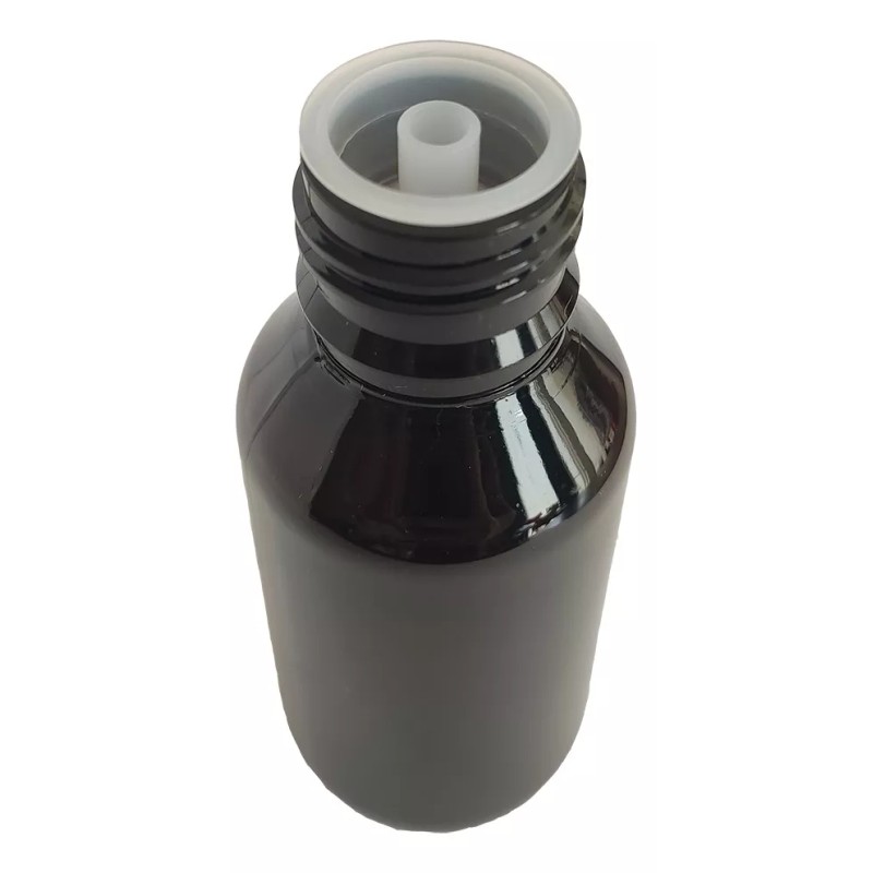 Mister Plastico 100 Pack, Frasco Botella Plástico 60 Ml. Ambar/gotero