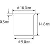 LOBTEX Blind Nut "Nut" (Thin Head, Aluminum) Eco Pack Plate