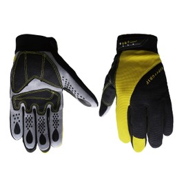 G & F 1089L Hyper Grip Non-Slip High-Performance Mechanic Work Gloves, Driving Gloves, Large