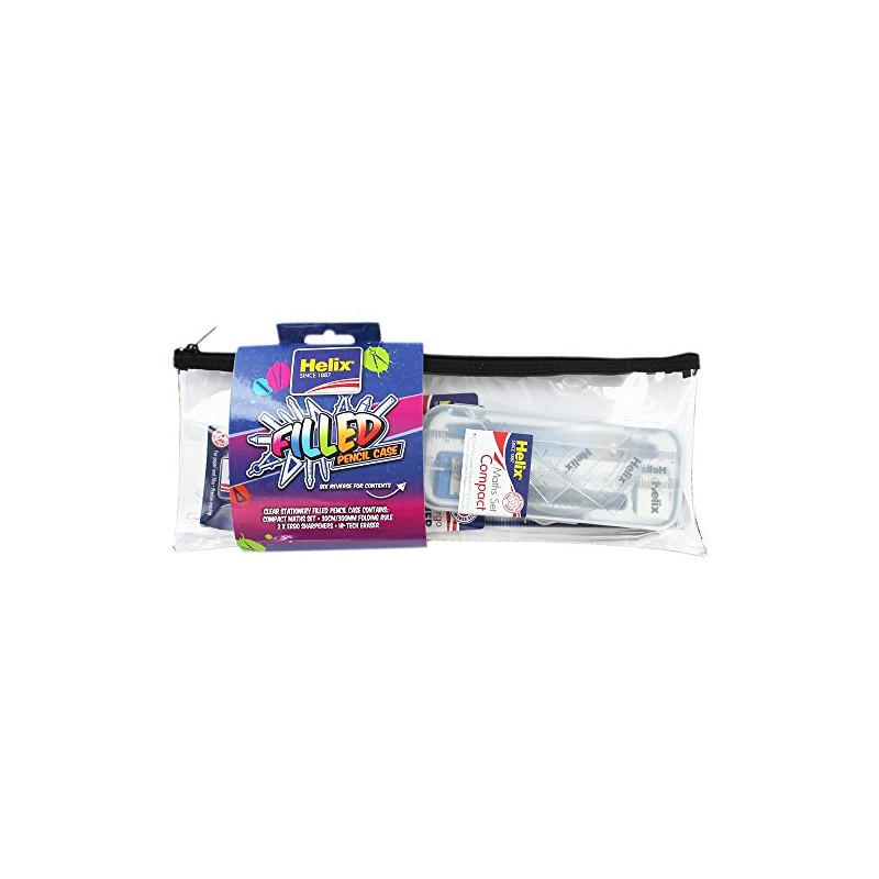Helix Complete Stationery Set in 13.5 inch Pencil Case