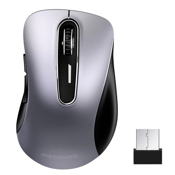 memzuoix 2.4G Wireless Mouse, 1200 DPI Mobile Optical Cordless Mouse