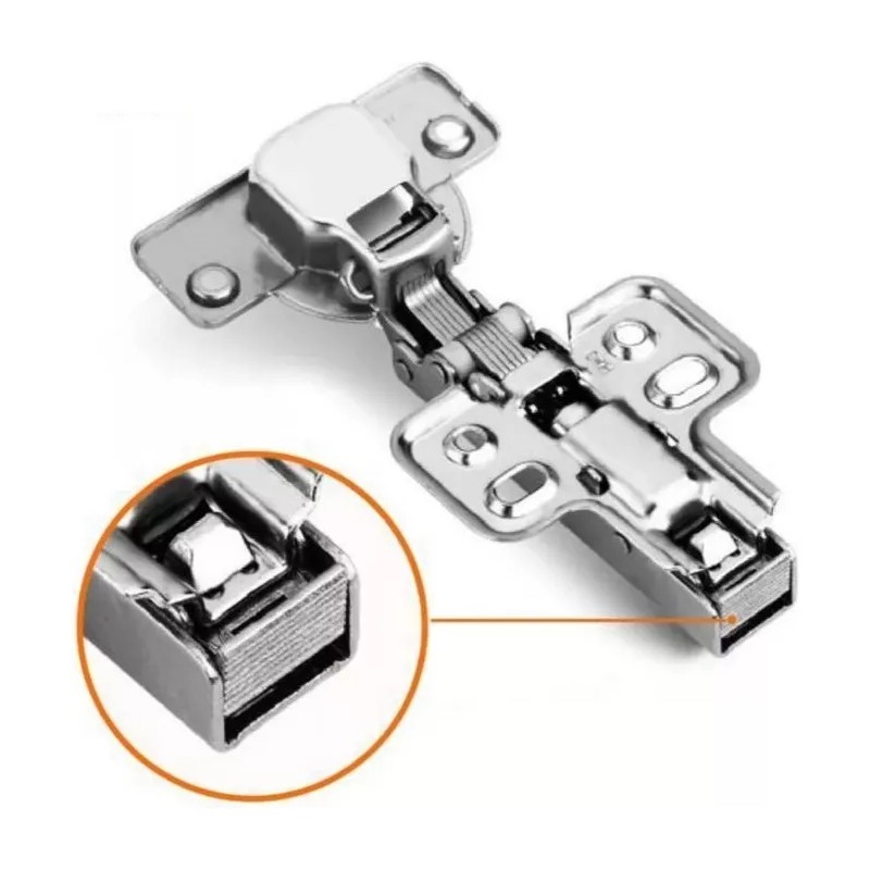 Handyhome Bisagra Cierre Suave Bidimensional Recta 35mm 20 Pzas Handyh