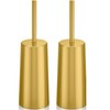 Toilet Brush and Holder, 2 Pack Toilet Brush Stainless Steel,