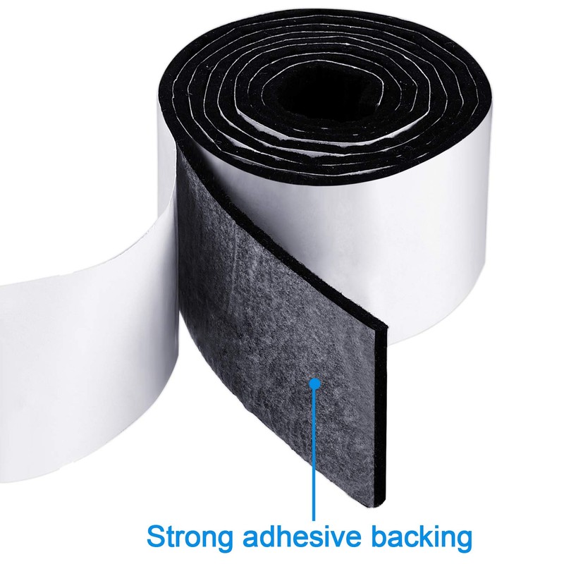 Shappy 2 Packs Felt Strips with Adhesive Backing Felt Tape