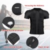 Dialudon Men Football Rib Protector Padded Shirt 7-Pads Chest Shoulder