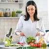 X Home Rotary Cheese Grater for Kitchen, Shredder with 3
