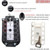 10 Digit Key Lock Box, Outdoor Wall Hanging Key Safe-Household