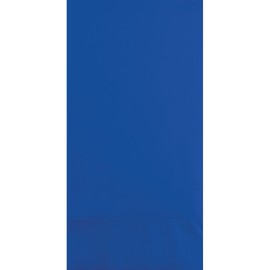 Club Pack of 600 Cobalt Blue Premium 2-Ply Disposable Dinner Napkins 8"
