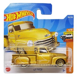 Hot Wheels - La Troca - HW Hot Trucks 9/10 - HCV95 - Short Card - Pickup - Gold Metallic - GM - Mattel 2022