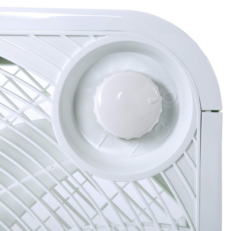 Hurricane 2-Pack Classic Floor Mount Box Fan w/ 3 Quiet