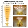 TKYHRMAS Christmas Tree Toppers Lighted with 6 Projection Modes, Christmas