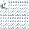 AOKLIT 100 Pcs Beam Clamp, 1/4" x 20 Beam Clamps