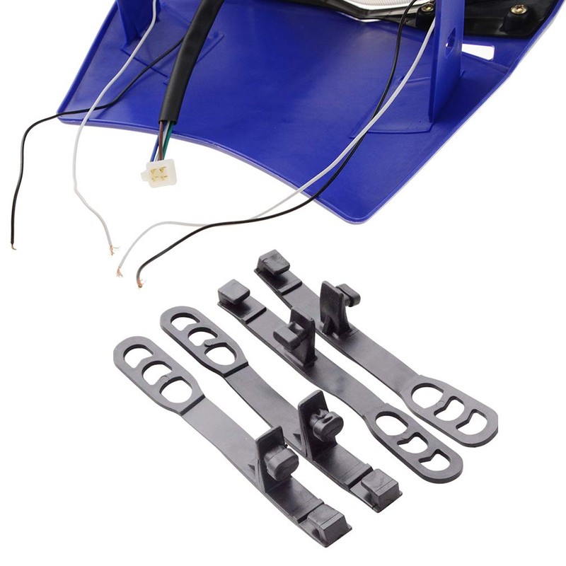 GOOFIT Blue H4 12V 35W Headlight 2 Indicators lights Motocross