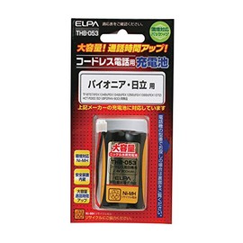 ELPA エルパ コードレス電話用 大容量充電池 THB-053
