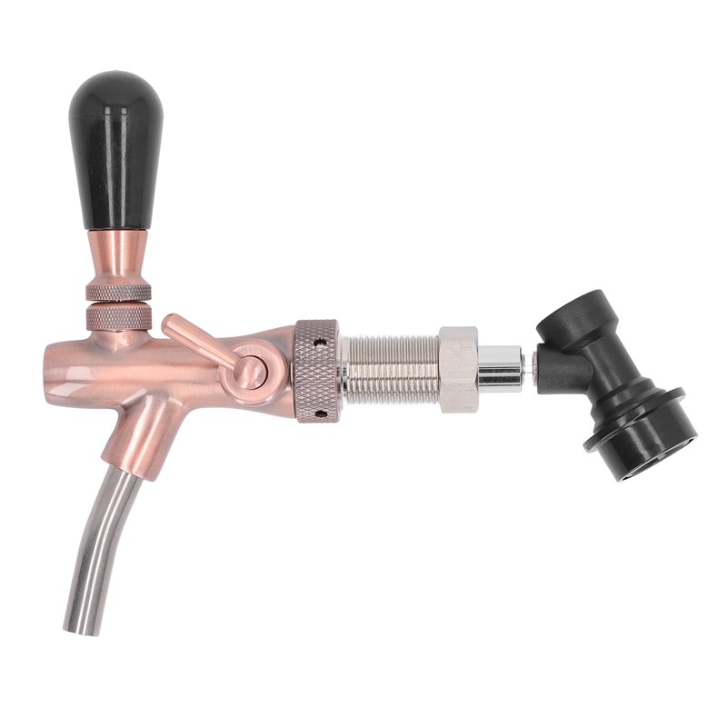 G5/8 Beer Faucet Brass Stainless Steel Beer Tap Adjustable Beer