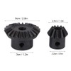Caredy Honey Extractor，2Pcs Black Steel Beekeeping Honey Extractor Gear Accessory