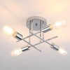 Dellemade Ceiling Light, 4 Lights Chandelier Ceiling Light for Living
