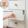 12 Pack Wood Knobs Dresser Knobs Wooden Flat Top Round