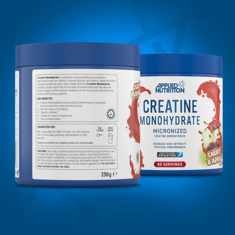 Applied Nutrition Creatine + 700ml Shaker | Creatine Monohydrate Micronized