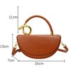 Saddle Tote Bag Small Handbag for Women Vegan Leather Saddle