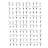 100pcs Cat Binder Clips Cute Cartoon Strong Clamping Force Metal