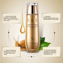 BIOAQUA Repair Snail Mucus Cream Moisturizing Skin Smooth Hydrate Wonderful Vitality 130 ml/4.57fl.oz