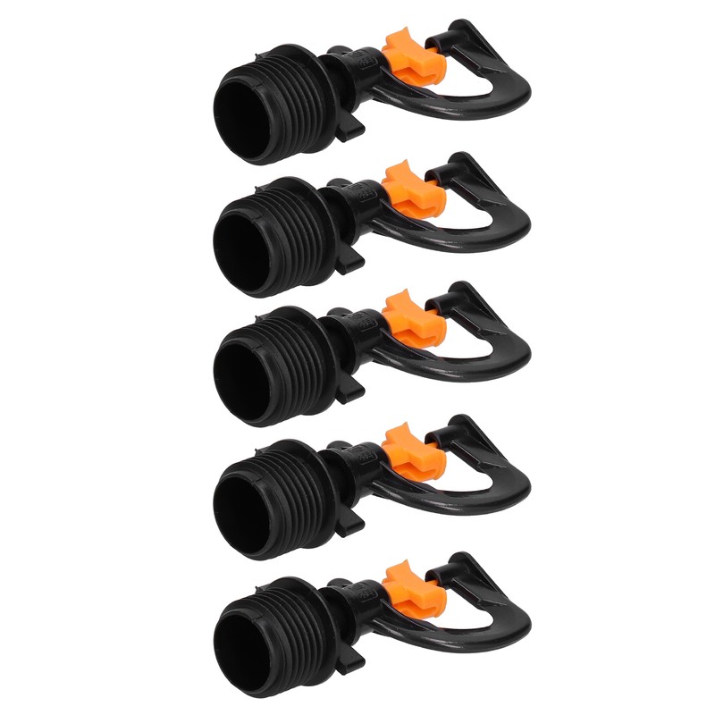 5PCS G1/2 Male Thread Rotating Sprinkler Head Misting Nozzle for