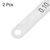 sourcing map Metric Thickness Feeler Gauge 0.1mm Stainless Steel Measuring