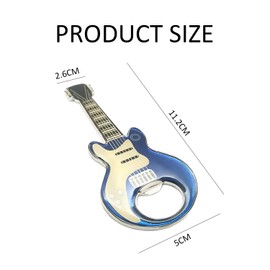 1 Piece Guitar Shape Bottle Opener, Magnetic Bottle Opener, Creative Bottle Opener, Gift Bottle Opener, Metal Bottle Opener