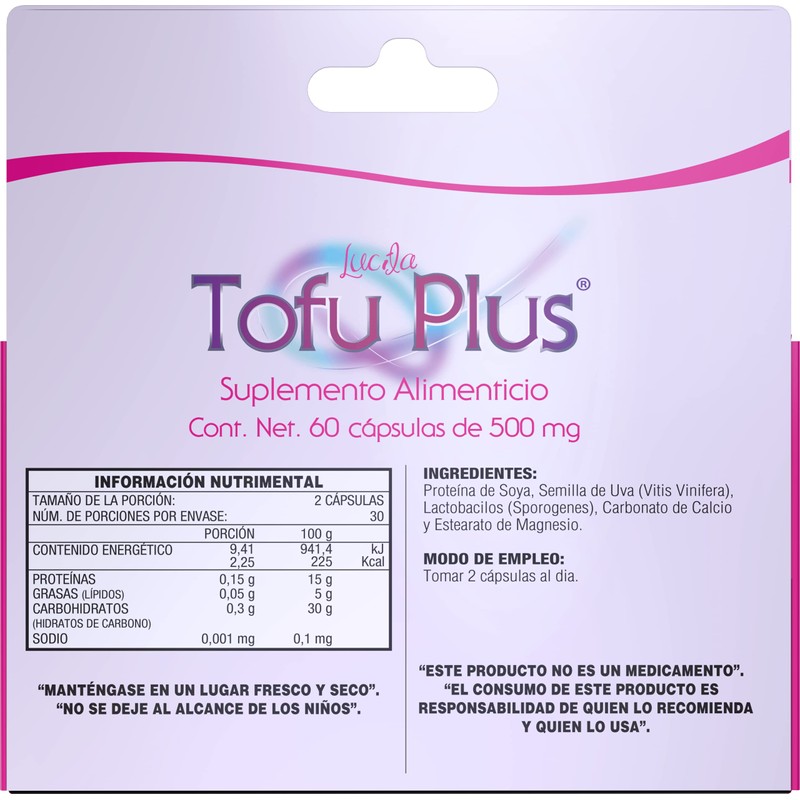Essential Nutrition, Tofu Plus® 60 Cápsulas de 500 mg
