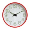 Round Wall Clock, Easy To Read Silent Movement Luminous Wall