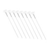 NOLITOY 8pcs Professional Makeup Tools Face Mask Applicator Brush Soft Bristles Long Handle Salon Facial Brush Mask Applicator