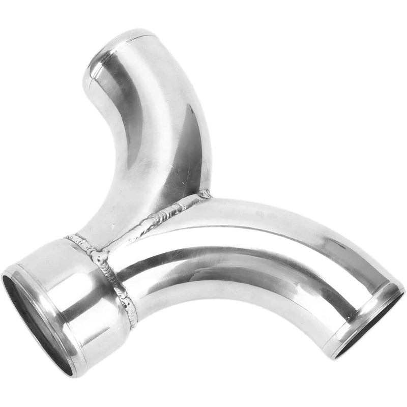 Unbranded Dual Air Intake Intercooler Pipe Fit for Twin Turbo