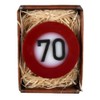 Lustapotheke® Handmade Soap for 70th Birthday in Traffic Sign Look