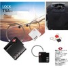 YAVINCOL TSA Lock, 3 Digit Adjustable Dial Padlock, PIN Code,